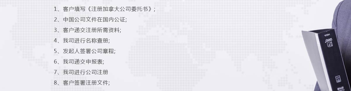 注册加拿大公司流程